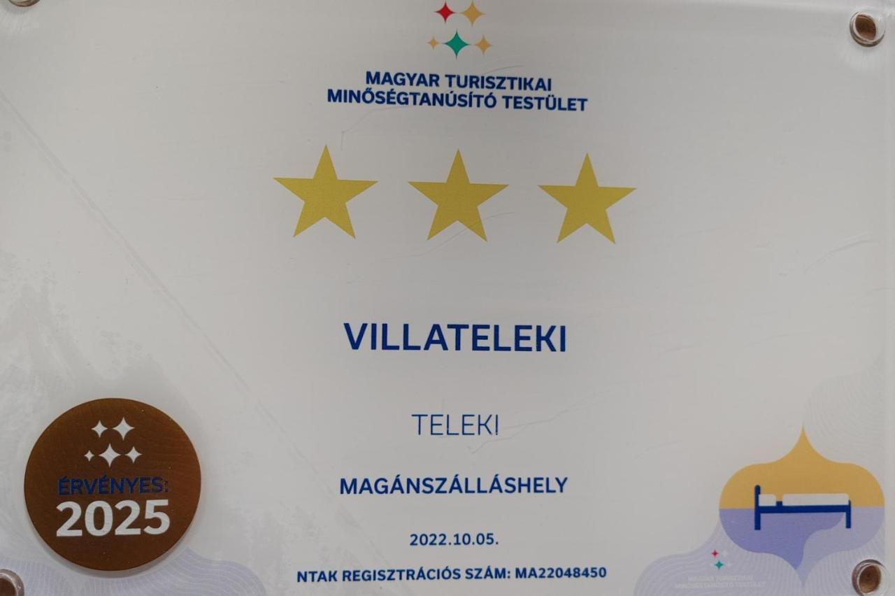 Villa Телекі Екстер'єр фото